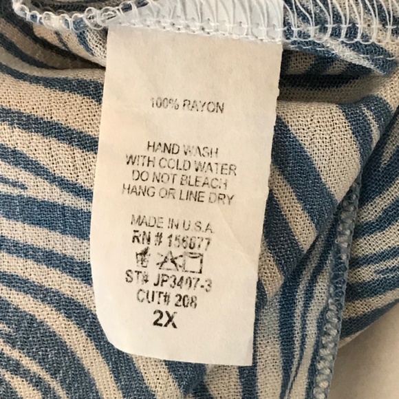 STORY TELLER Open Front Cardigan Kimono Oversized Wrap Women’s Plus Size 2X 3X - Picture 10 of 16